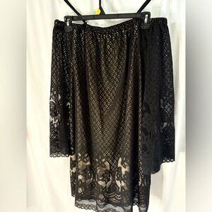 Elegant Black Lace Dress